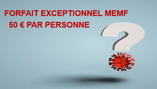Pour 2022, la MEMF renouvelle l'opération d'un forfait exceptionnel de 50 € par personne
