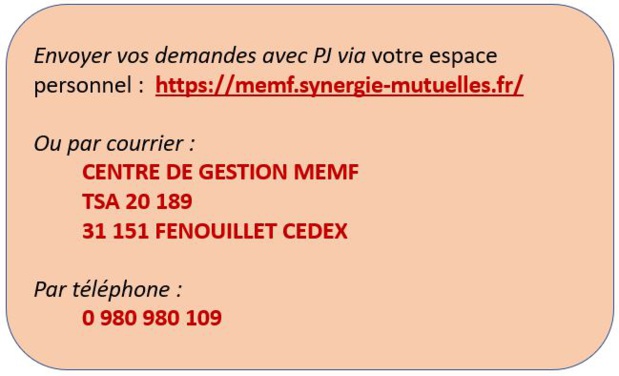 Qui contacter à la MEMF